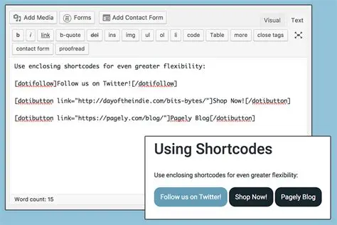 The Need for Decoding Shortcodes
