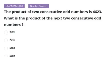 The Next Two Consecutive Odd Numbers