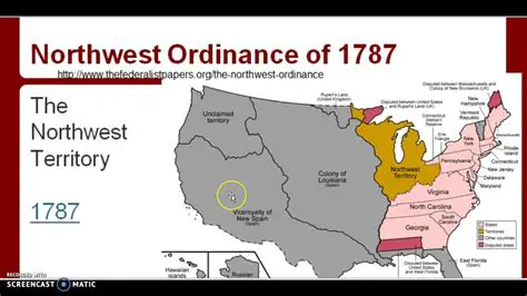 The Northwest Ordinance of 1787