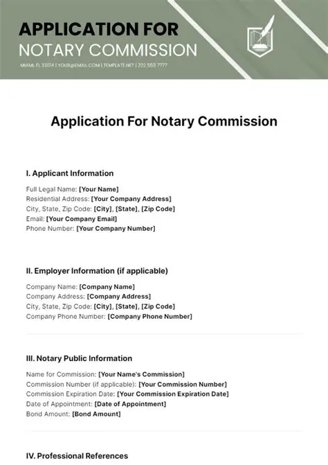 The Notary Public Online Commission Application