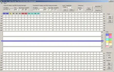 The OMRON FINS Color Coded Messaging Tool