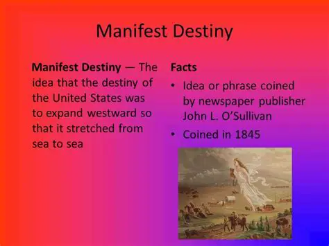 The Origins of Manifest Destiny