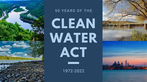 The passage of the Clean Air Act and the Clean Water Act
