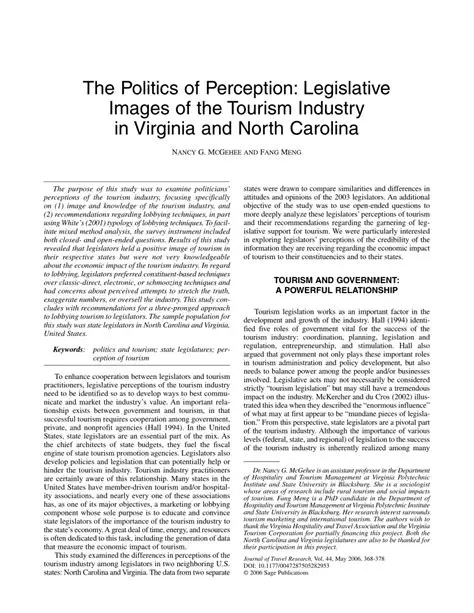 The Politics of Perception