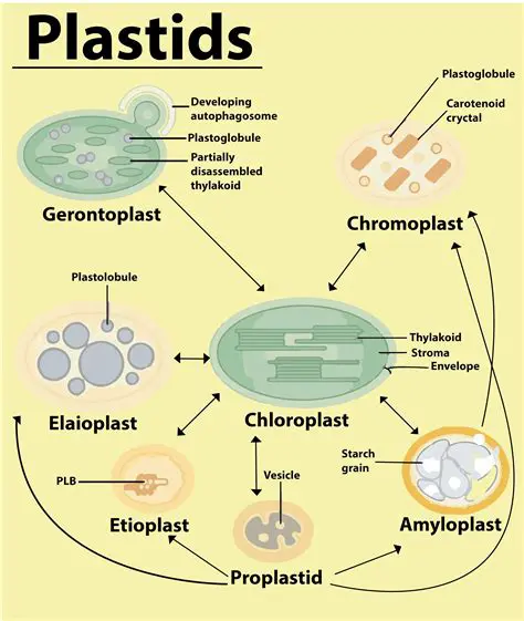 The Presence of Plastids in Plant Cells