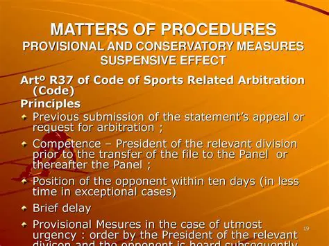 The Principles and Procedures of Arbitration