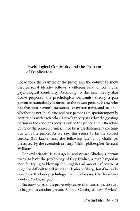 The Problem of Duplication