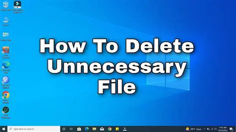 The Problem with Unnecessary Files