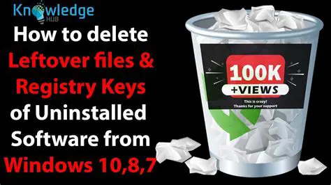 The Problem with Unused Files and Registry Keys