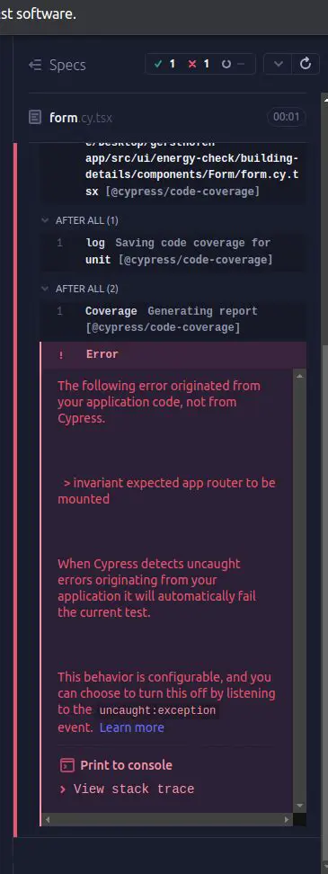 The Problem with useRouter in Cypress