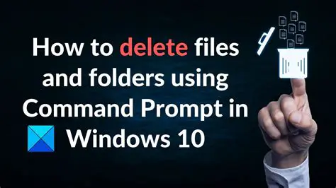 The Problem with Windows Delete Command