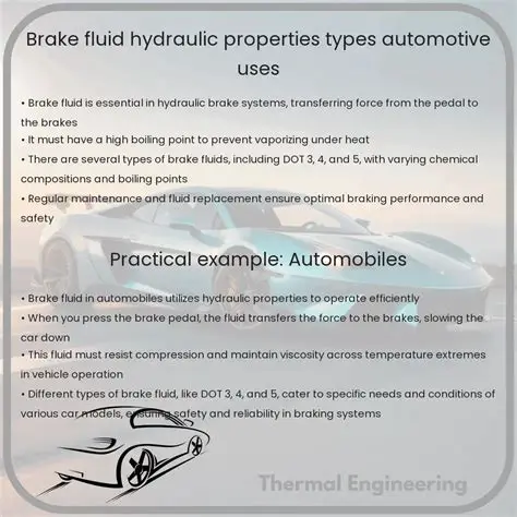 The Properties of Brake Fluid