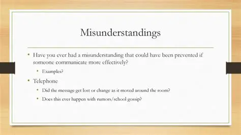 The Proposal and the Misunderstanding