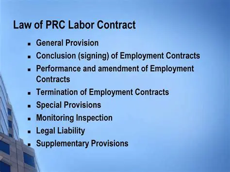The Provisions of the Labor Contract Law