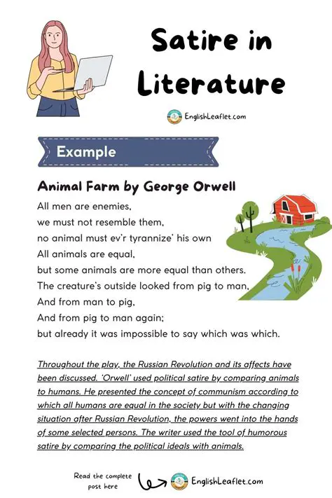 The Purpose of False Premises in Satire