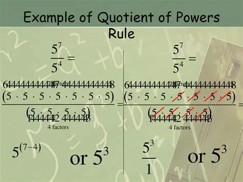 The Quotient of Powers Rule