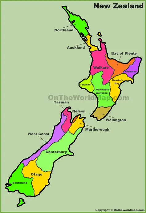 The Regions of New Zealand