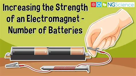The Relationship Between Electromagnet Strength and Battery Power