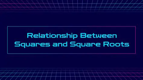 The Relationship Between Square Roots and Squares