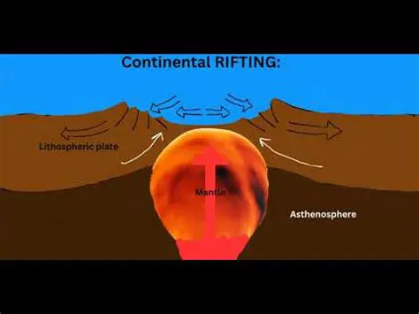 The rifting process is still active