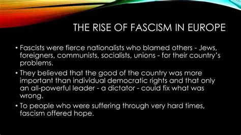 The Rise of Fascism in Europe