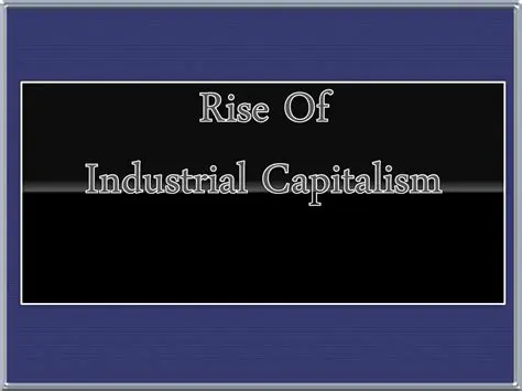 The Rise of Industrial Capitalism and the Emergence of Philanthropy