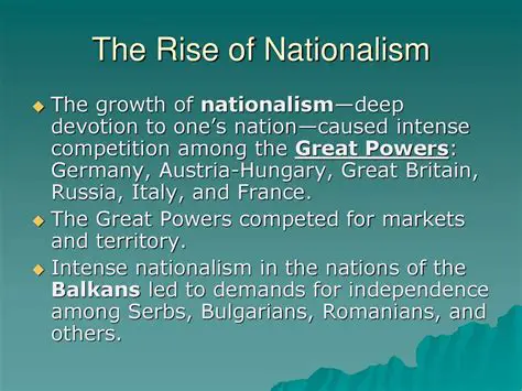 The Rise of Nationalism and the Outbreak of World War I