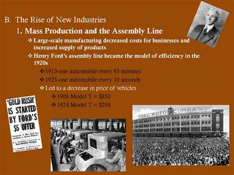 The Rise of New Industries and the Decline of Traditional Ones