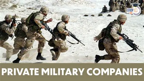 The Rise of Private Military Companies