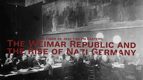 The Rise of the Weimar Republic