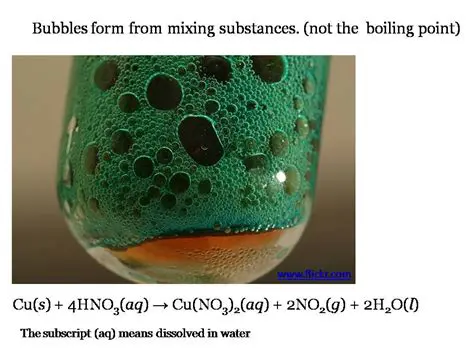 The Role of Bubbles in Chemical Reactions