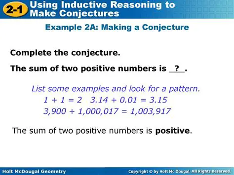 The Role of Conjecture in Induction