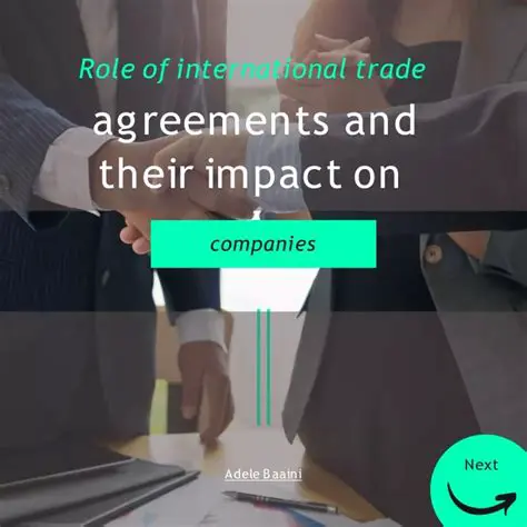The Role of International Trade Agreements