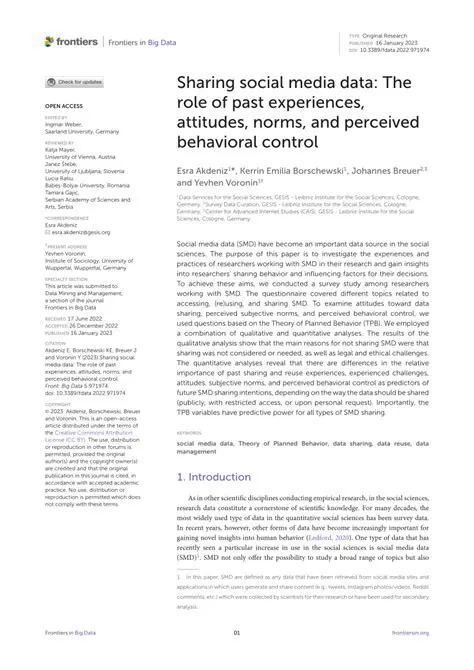 The Role of Past Experiences