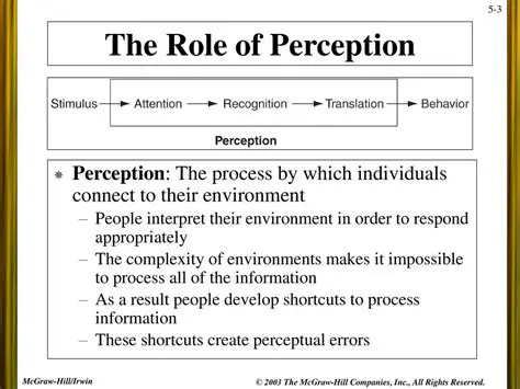 The Role of Perception in Visibility