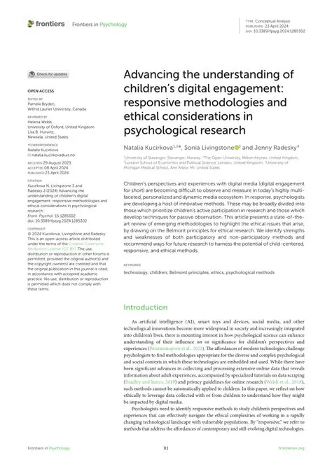 The Role of Research in Advancing Our Understanding of Human Behavior