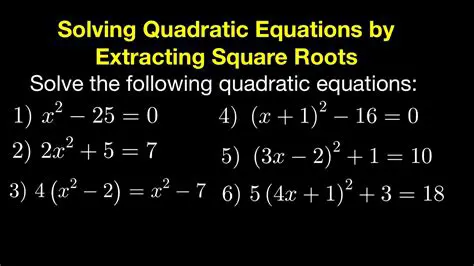 The Role of Square Roots in the Expression