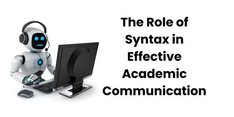 The Role of Syntax in Communication
