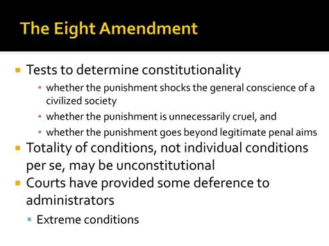 The Role of the Eighth Amendment in Modern Capital Punishment Cases