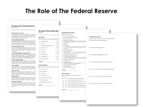 The Role of the Federal Reserve