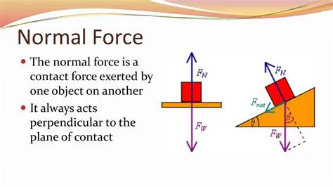 The Role of the Normal Force