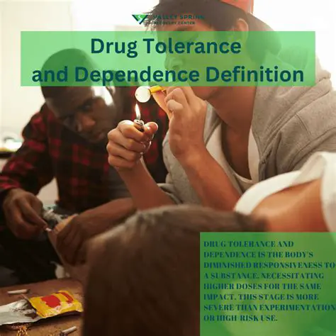 The Role of Tolerance in Drug Dependence