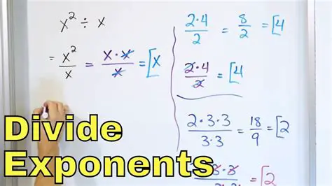 The Rule for Dividing Variables with Exponents
