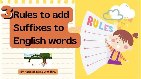 The Rules of Suffix Addition