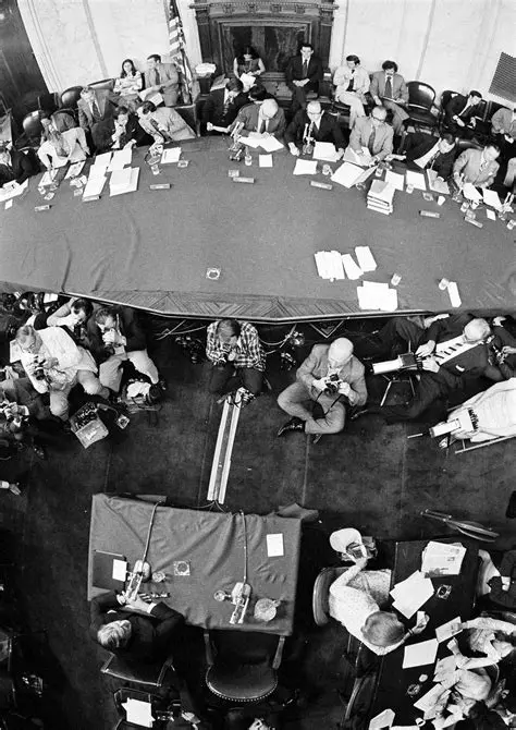 The Senate Watergate Committee hearings