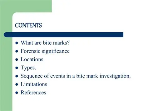 The Significance of Bite Marks in Forensic Investigations