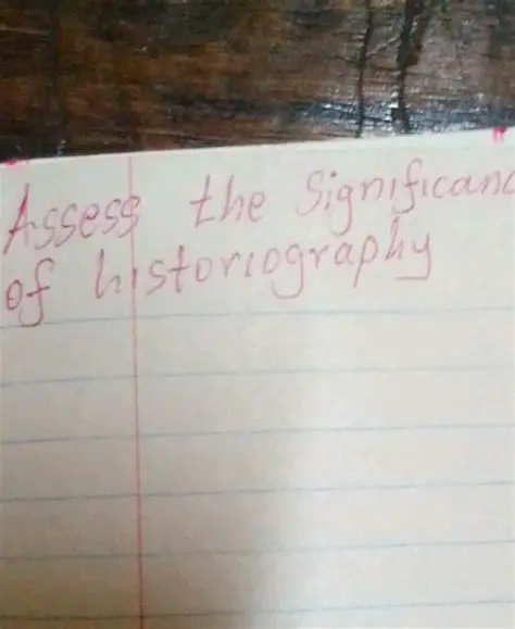 The Significance of Historiography