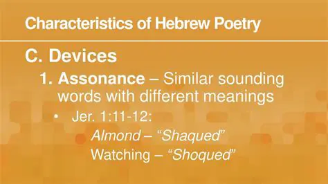The Significance of Literary Devices in Ancient Hebrew Poetry