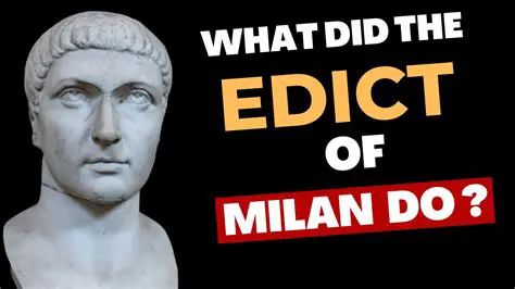 The Significance of the Edict of Milan