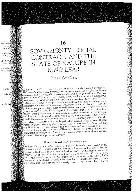 The Social Contract and the State of Nature